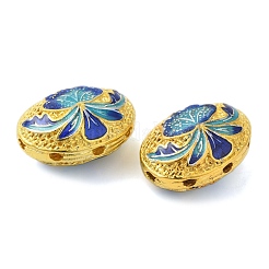 Rack Plating Brass Enamel Beads&nbsp;KK-P276-26A-01G