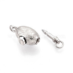 925 Sterling Silver Box Clasps&nbsp;STER-T007-135P