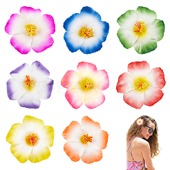 8Pcs 8 Colors Flower EVA Alligator Hair Accessories&nbsp;PHAR-PH0001-24