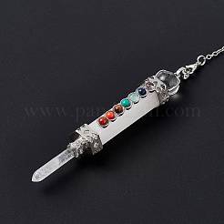 Natural Quartz Crystal Dowsing Pendulums&nbsp;G-F733-01B