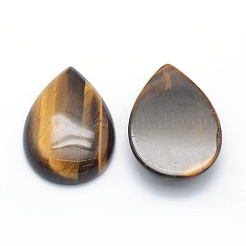 Natural Tiger Eye Cabochons&nbsp;G-P393-G04