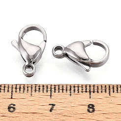 304 Stainless Steel Lobster Claw Clasps&nbsp;STAS-T065-15mm-34P
