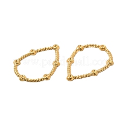 Ion Plating(IP) 304 Stainless Steel Linking Ring Rhinestone Settings&nbsp;STAS-A070-01G