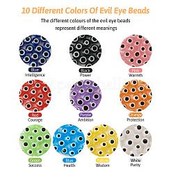DIY Evil Eye Bracelet Making Kit&nbsp;DIY-TA0004-41