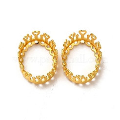 Brass Cabochon Settings&nbsp;KK-G443-03B-G