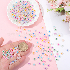 600Pcs Luminous Acrylic Beads&nbsp;MACR-PA0001-23