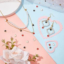 90Pcs 3 Colors  Alloy Enamel Charms&nbsp;ENAM-UN0001-06