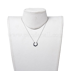 Non-Tarnish 304 Stainless Steel Pendant Necklaces&nbsp;NJEW-JN02848-01