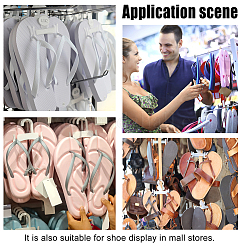 PP Plastic Slippers Hook Hangers&nbsp;FIND-WH0366-019