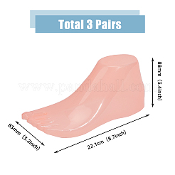 PE Plastic Sandal Shoes Support&nbsp;AJEW-WH0470-77A