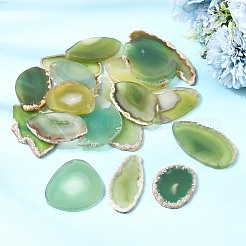 Natural Agate Slices Big Pendants&nbsp;G-E022-1