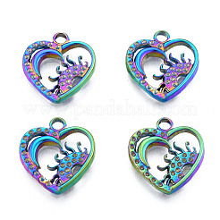 304 Stainless Steel Pendant Rhinestone Settings&nbsp;STAS-N098-225M