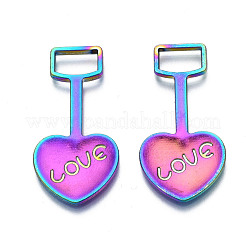 Rainbow Color Alloy Pendants&nbsp;PALLOY-N156-193-NR