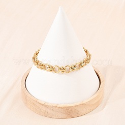 304 Stainless Steel Link Chain Bracelets for Women&nbsp;BJEW-H207-01D-G