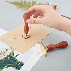 ワックスシーリングスタンプセット  シーリングワックススタンプ真鍮製ヘッド  取り外し可能な木製ハンドルレトロ真鍮スタンプキット  封筒の招待状  ギフトカード  長方形  本の模様  9x4.5x2.3cm&nbsp;AJEW-WH0214-146