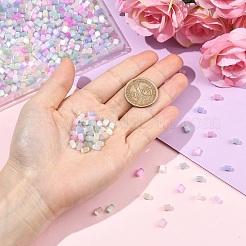 550Pcs 11 Colors Drawbench Style Glass Seed Beads&nbsp;SEED-YW0003-22