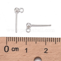 925 Sterling Silver Ear Stud Findings&nbsp;STER-K167-042A-S