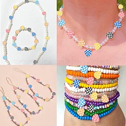 180Pcs 6 Colors Handmade Polymer Clay Beads&nbsp;CLAY-CJ0001-60