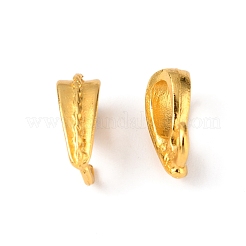 合金ペグベイル  ペンダントピンチベイル  ゴールドカラー  12x5x6mm  穴：3mmと6x3.4mm  ピン：1mm&nbsp;FIND-WH0013-79A