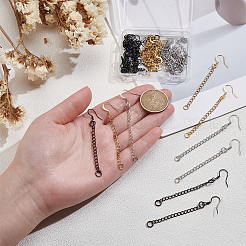 18Pair 3 Colors 304 Stainless Steel Earring Findings&nbsp;EJEW-UN00036
