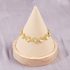 Brass Link Chain Bracelets for Women&nbsp;BJEW-L707-04G-02