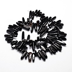 Natural Obsidian Chip Beads Strands&nbsp;G-E271-135