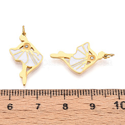 304 Stainless Steel Enamel Pendants&nbsp;STAS-N115-01A-G