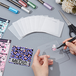 Transparent Acrylic Badge Buddy Blanks&nbsp;LS-TACR-WH0022-06B