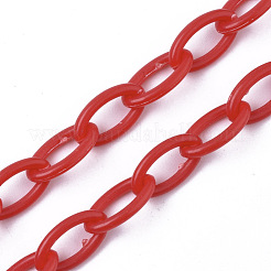 Opaque Acrylic Cable Chains&nbsp;SACR-N010-001E