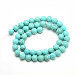 Synthetic Turquoise Beads Strands&nbsp;X-G-R003-04