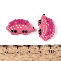 Printed Opaque Resin Beads&nbsp;RESI-N043-14A