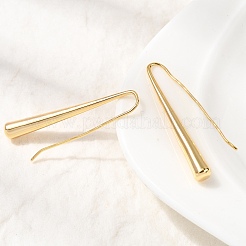 Brass Teardrop Dangle Earrings&nbsp;EJEW-C158-01G