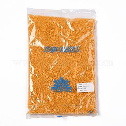 TOHOラウンドシードビーズ  日本製シードビーズ  （962)つの内側のカラークリスタル/トパーズの裏地  11/0  2.2mm  穴：0.8mm  約50000個/ポンド&nbsp;SEED-TR11-0962