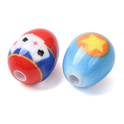 Printed Opaque Acrylic Beads&nbsp;AC-CBA46F7-03