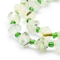 Natural Prehnite Beads Strands&nbsp;G-E569-C01
