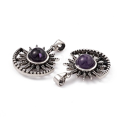 Natural Amethyst Pendants&nbsp;KK-A173-08AS-01