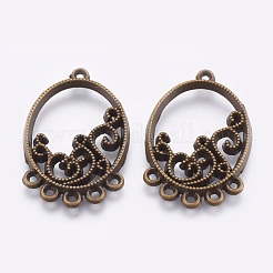 Tibetan Style Alloy Chandelier Components Links&nbsp;TIBE-F025-21AB