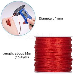 Nylon Satin Rattail Cord&nbsp;NWIR-PH0001-21
