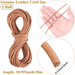 10M Cowhide Leather Cord&nbsp;DIY-CL0001-21B