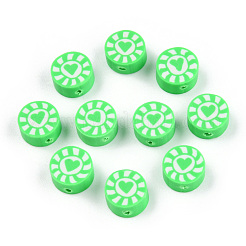 Handmade Polymer Clay Beads&nbsp;CLAY-T019-15E