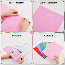 6Pcs 6 Colors PP Plastic File Folders&nbsp;AJEW-CP0006-40