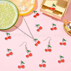 60Pcs Alloy Enamel Pendants&nbsp;FIND-SC0017-33P