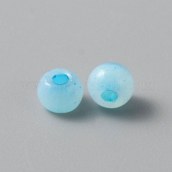 手作りランプワークビーズ  ロンデル  ディープスカイブルー  4x2.5mm  穴：1mm  150個/袋&nbsp;LAMP-TAC0001-05C