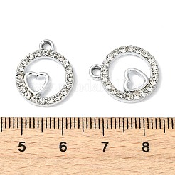 Alloy Crystal Rhinestone Pendants&nbsp;ALRI-T012-01B-P