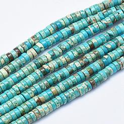 Natural Imperial Jasper Beads Strands&nbsp;G-J377-6mm-01
