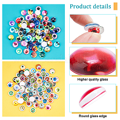 2Bags 2 Colors Glass Eyes Cabochons&nbsp;KY-PH0001-56