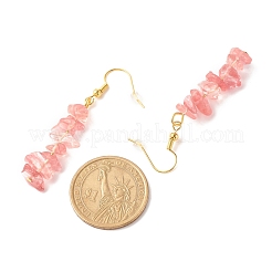 Gemstone Chip Beaded Dangle Earrings&nbsp;EJEW-JE04788