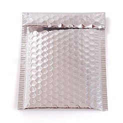 マットフィルムパッケージバッグ  バブルメーラー  パッド入り封筒  長方形  銀  22.5x15x0.5cm&nbsp;X-OPC-P003-01A-02