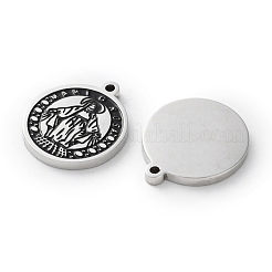 304 Stainless Steel Enamel Charms&nbsp;STAS-M102-19P-02