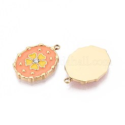 Ion Plating(IP) 304 Stainless Steel Rhinestone Pendants&nbsp;STAS-N109-251B-G